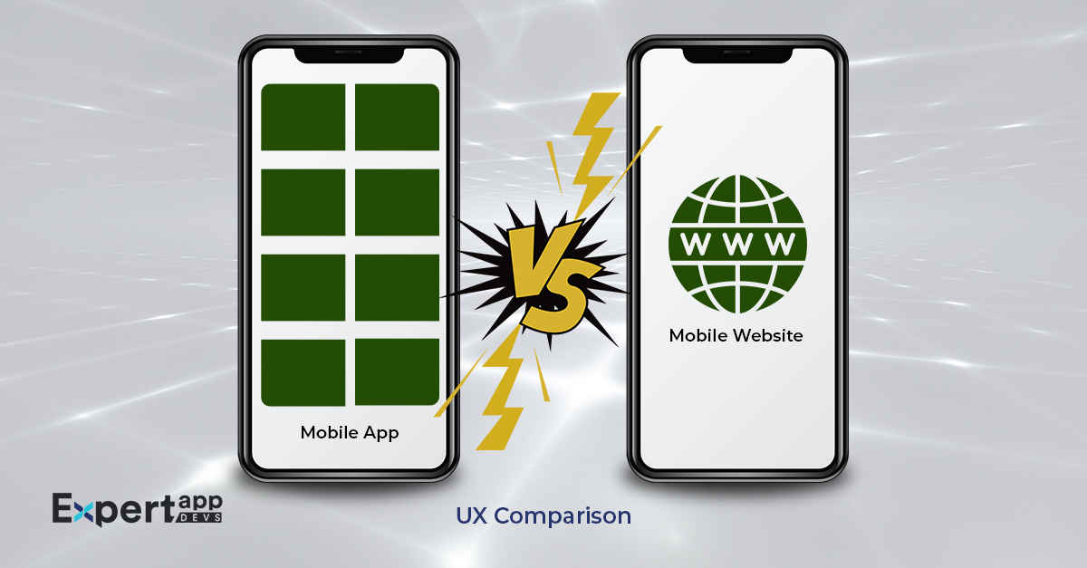 mobile app or mobile web ux comparison