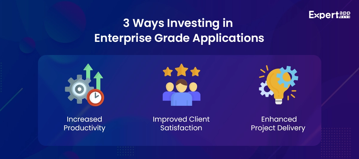 3 ways investing in enterprise grade applications