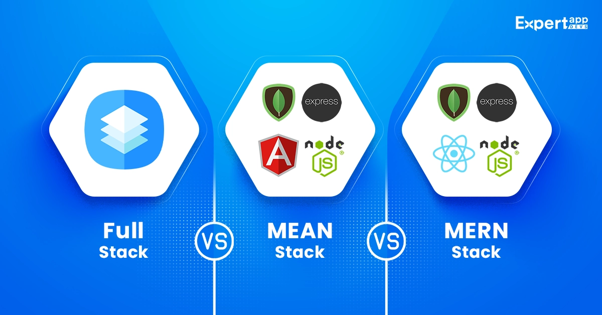 full stack vs mean stack vs mern stack