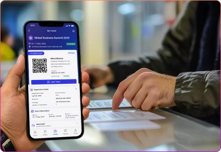Event ticketing and registration system enabling online bookings, secure payments, attendee check-ins, and ticket management
