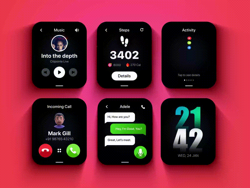 Discover wearable app projects built for smart devices and digital experiences