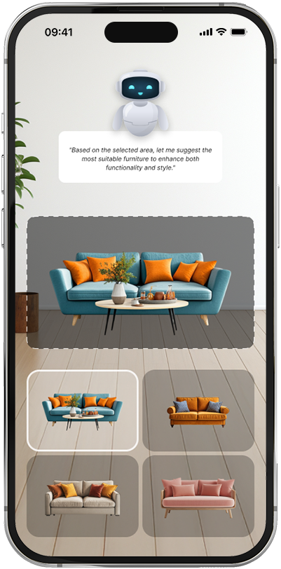 ai based overview furniture at your home and workspaces