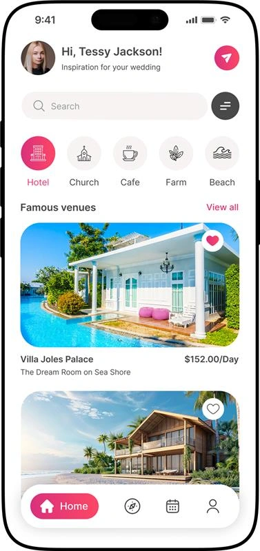 Destination Wedding Planning App