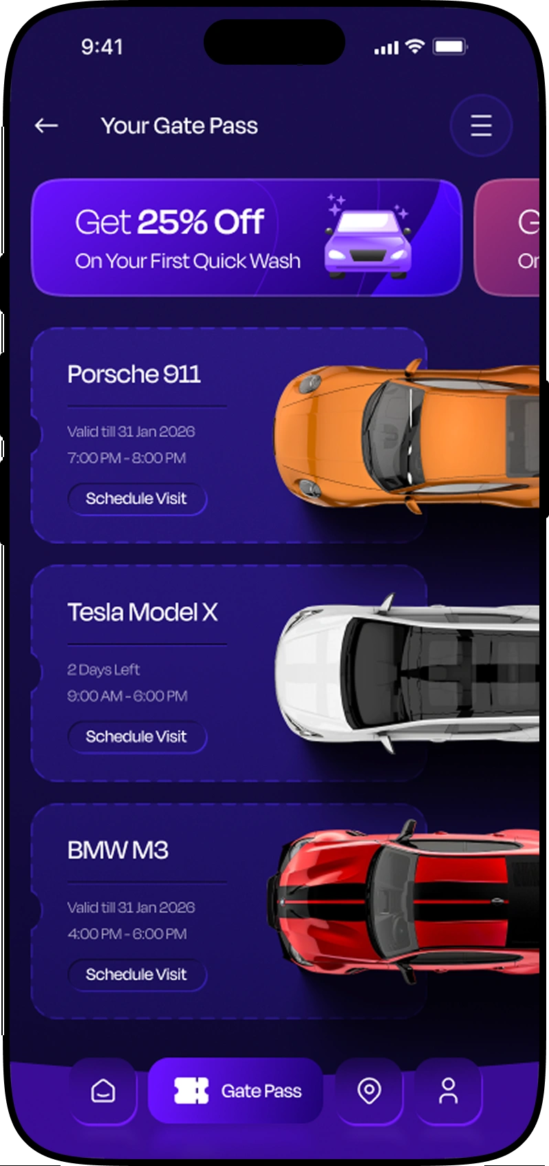Smart IoT Vehicle Wash App Development: Subscription Platform with Automated Billing